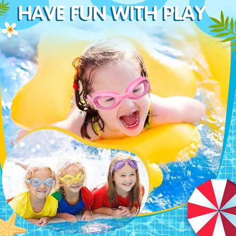 Macarrie 50 Pack Swim Goggles for Kids Brid Child Swimming Goggles Gifts Anti-Fog No Heaking Swim Glasses in Saudi Arabia
