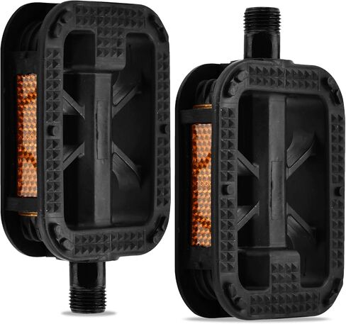 دواسات الدراجات ، دواسة الدراجات المضادة للانزلاق مع عاكس السلامة ، متوافقة مع الطريق والجبال والدراجات الإلكترونية in Kuwait