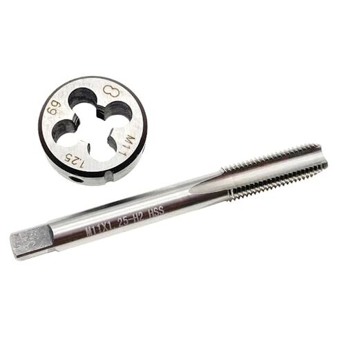 M11x1.25 Tap & Die Set Right Hand M11 x 1.25 Thread Tap Die Machine Screw Tool, M11 x 1.25 Tap Threading Tool Machine M11x1.25 Tap and Round Die in Kuwait