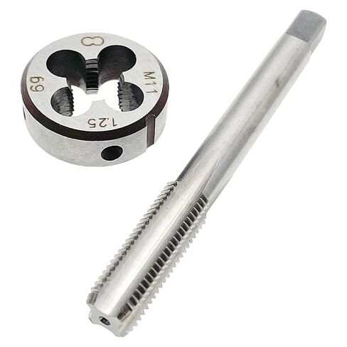 M11x1.25 Tap & Die Set Right Hand M11 x 1.25 Thread Tap Die Machine Screw Tool, M11 x 1.25 Tap Threading Tool Machine M11x1.25 Tap and Round Die in Kuwait