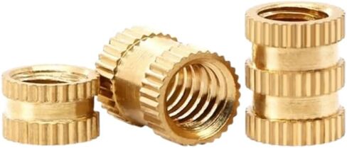 #6-32 إدراج ملولبة ، 50pcs #6-32 * 5/32 * 5.4mm C3640 مجموعة حرارة النحاس ، المكسرات الأمريكية ، المكسرات القياسية للأجهزة الخيطية للبلاستيك ومكونات الطباعة ثلاثية الأبعاد in Saudi Arabia