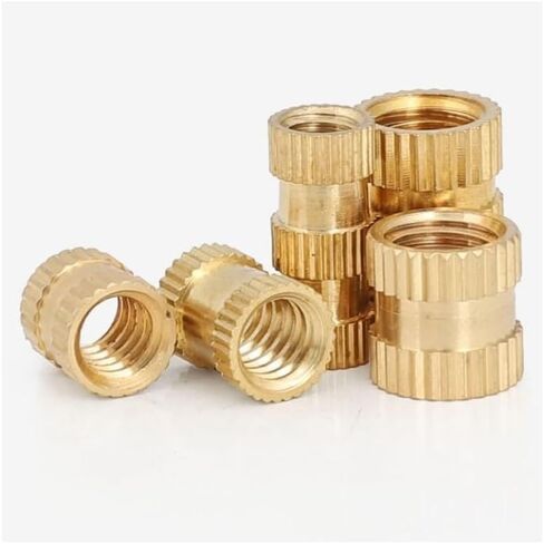#6-32 إدراج ملولبة ، 50pcs #6-32 * 5/32 * 5.4mm C3640 مجموعة حرارة النحاس ، المكسرات الأمريكية ، المكسرات القياسية للأجهزة الخيطية للبلاستيك ومكونات الطباعة ثلاثية الأبعاد in Saudi Arabia