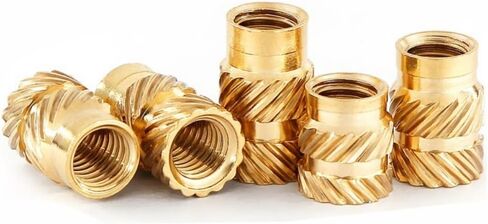 #6-32 إدراج ملولبة ، 50pcs #6-32 * 5/32 * 5.4mm C3640 مجموعة حرارة النحاس ، المكسرات الأمريكية ، المكسرات القياسية للأجهزة الخيطية للبلاستيك ومكونات الطباعة ثلاثية الأبعاد in Kuwait