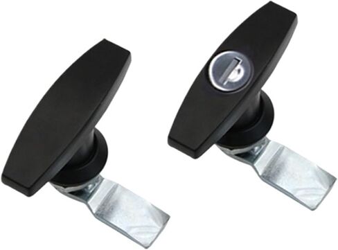 Zinc Alloy Protection Equipment Door with Key Lock Distribution Box Cabinet 1Pcs(Zinc Alloy with Lock) in Kuwait