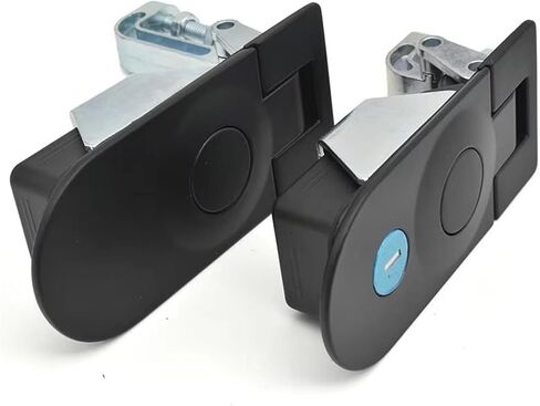 XK153 مزلاج رافعة مزلاج مقبض أرجوحة كاميرا قفل خزانة الصناعية الطائرة RV قفل 1PCS (XK153-35BS-KEY) in Kuwait