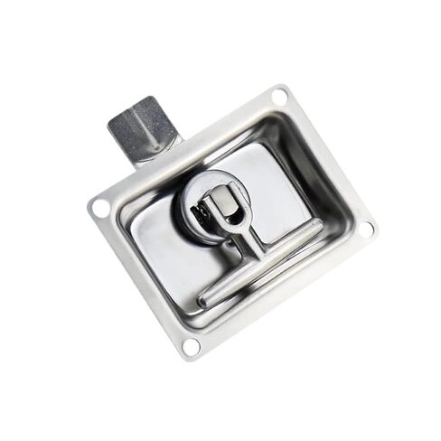 قفل لوحة السحب مصنوع من 304 الفولاذ المقاوم للصدأ مناسب لآلات باب مربع مربع 1pcs in Kuwait