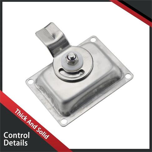 قفل لوحة السحب مصنوع من 304 الفولاذ المقاوم للصدأ مناسب لآلات باب مربع مربع 1pcs in Kuwait