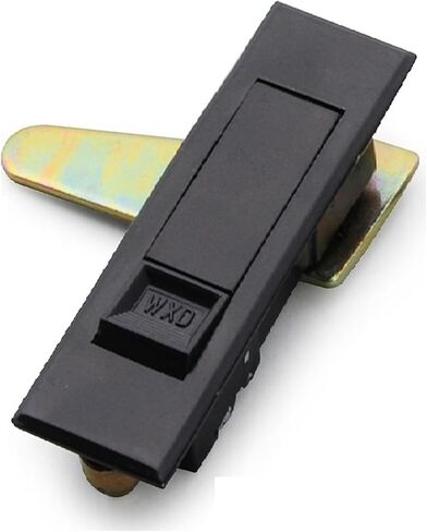 قفل الدفع الأسود MS603 زنك سبيكة الإلكترونية زر خزانة الطائرة لوحة المزلاج 1pcs (MS603 زر الضغط الأحمر مع المفتاح) in Kuwait