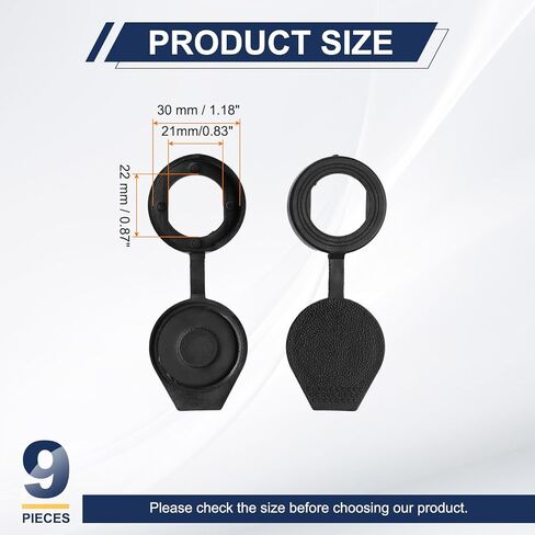 غطاء غبار قفل باب باتيكيل ، 9 مساءً 20 مم لوحة قفل كاميرا الغبار غطاء الأغطية البلاستيكية المقاومة للماء للكام in Kuwait