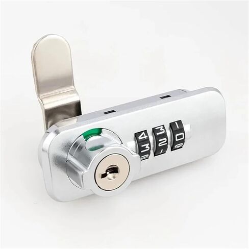 زنك سبيكة كلمة مرور الأثاث مزيج الأثاث الأمان 3 صندوق بريد رموز رقمية صندوق بريد 1PCS (ب) in Kuwait