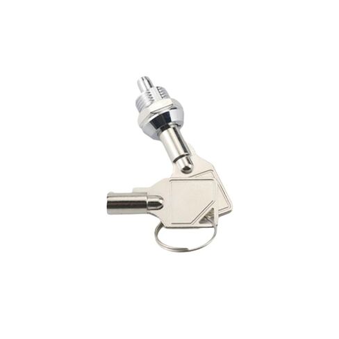 Circular Spring Lock Zinc Alloy Box Telescopic Distribution Electrical Cabinet Door 1Pcs(D-Style cam Lock) in Kuwait