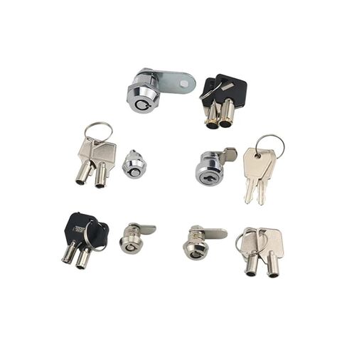 Circular Spring Lock Zinc Alloy Box Telescopic Distribution Electrical Cabinet Door 1Pcs(D-Style cam Lock) in Kuwait