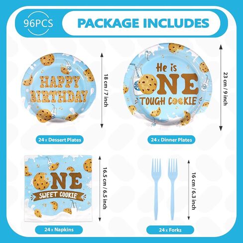Grencian 96 Pcs 8th Video Game Birthday Party Decorations Blue Video Game Level 8 Birthday Plates and Napkins Tableware Sets for Kids Boys 8 Years Old Gamer Gaming Party Favors Serves 24 in Saudi Arabia