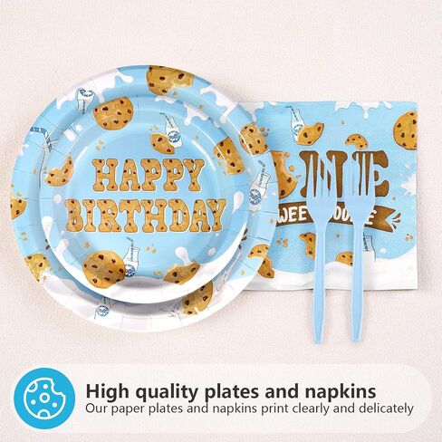 Grencian 96 Pcs 8th Video Game Birthday Party Decorations Blue Video Game Level 8 Birthday Plates and Napkins Tableware Sets for Kids Boys 8 Years Old Gamer Gaming Party Favors Serves 24 in Saudi Arabia