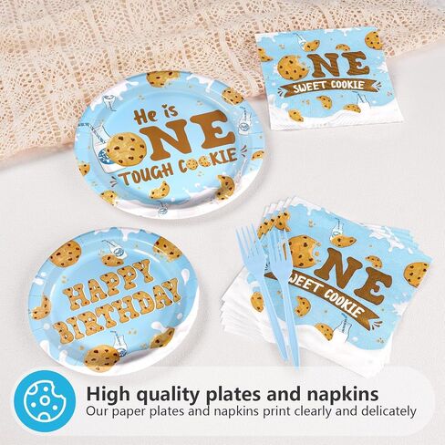 Grencian 96 Pcs 8th Video Game Birthday Party Decorations Blue Video Game Level 8 Birthday Plates and Napkins Tableware Sets for Kids Boys 8 Years Old Gamer Gaming Party Favors Serves 24 in Saudi Arabia