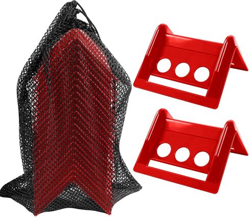 24 Pack Flatbed Edge Protectors with Carrying Case 4" Winch Ratchet Straps Plastic for Flatbed Cargo Load Truck Shipping Containers, Yellow in Kuwait