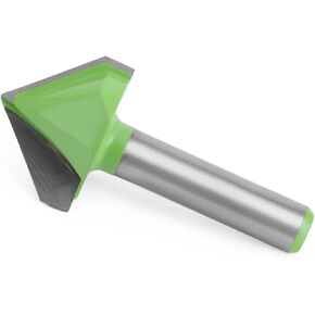 8mm Shank 90 Degree V Type Slotting Cutter Bit CNC Engraving Solid Router Bit Carbide Milling Cutter(8x25.4) in Saudi Arabia