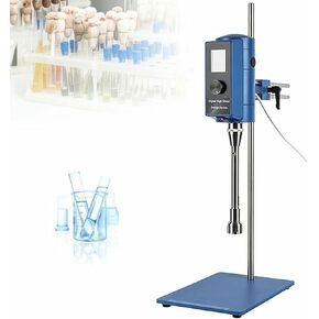High Shear Mixer Emulsifier Disperser High Speed Digital Display Emulsifier, Lab Homogenizer Emulsifying Machine, 2000-28000Rpm LCD Display with Timer in Saudi Arabia