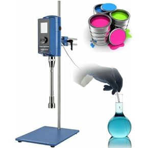 High Speed Digital Display Emulsifier, 2000-28000rmp/Min Speed Adjustable, Laboratory Dispersing Homogenizer, Timing Control 6000 Minutes, 5-10000ml Processing Capacity in Kuwait