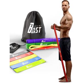 Resistance Bands for Working Out – Long Exercise Bands Resistance for Home Workouts, Physical Therapy & Strength Training in Saudi Arabia