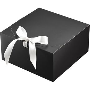 Unicopak 6 Pack 8x8x4 صناديق هدايا بيضاء مع أغطية للهدايا مربع هدايا بيضاء للهدايا للهدايا حفل زفاف عيد ميلاد مربع اقتراح in Kuwait