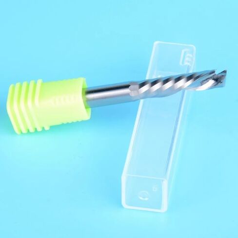 3.175/4/5/6mm Shank UP & DOWN Cut 1 Flute Spiral Carbide Mill Tool Cutters For CNC Router Wood End Mill Cutter Bits(3.175x2.5x15x38L) in Saudi Arabia