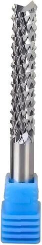 3.175/4/6mm Shank Carbide Corn Teeth Cutter End Mill CNC PCB Milling Bits Tungsten Steel Router Bit for Engraving Machine Tools(D6X52X80L) in Saudi Arabia
