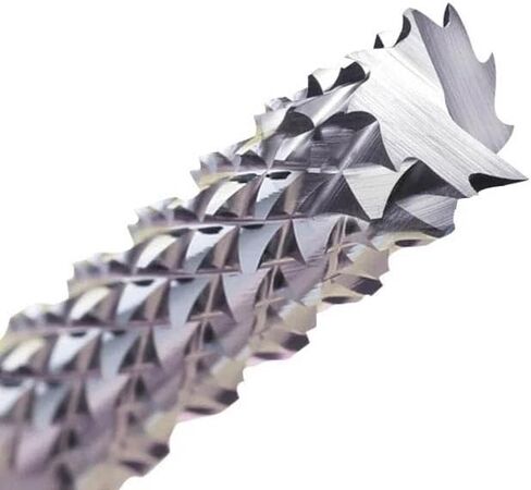 3.175/4/6mm Shank Carbide Corn Teeth Cutter End Mill CNC PCB Milling Bits Tungsten Steel Router Bit for Engraving Machine Tools(D6X52X80L) in Saudi Arabia