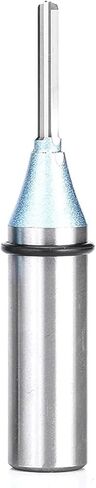 1/2 12.7mm Shank TCT Straight Router Bits 2 Flutes Milling Cutter Woodworking Carving Wood Engraving Carbide CNC Tool End Mill(12.7x5x22) in Saudi Arabia