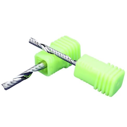 4mm 6mm Shank PVC Milling Cutter CNC Tool Woodworking Metal Aluminum Single Flute Inch End Mill Router Bit Engraving Bit Spiral Endmill(4-22-4D) in Kuwait