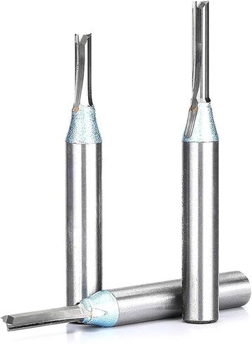 1/2 12.7mm Shank TCT Straight Router Bits 2 Flutes Milling Cutter Woodworking Carving Wood Engraving Carbide CNC Tool End Mill(12.7x5x22) in Saudi Arabia