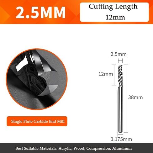 4mm 6mm شانك PVC Milling Cutter CNC Tool Woodworking Metal Aluminium Flute Flute End Mill Router Bit Petgliving Bit Spiral Lendmill (4-22-4d) in Kuwait