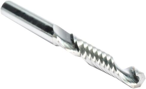 10pcs 3.175mm 4mm 5mm 6mm Shank Carbide CNC Router Bits One Single Flute End Mill Tools Milling Cutter 17-62mm(10pcs 3.175x2.5x8) in Saudi Arabia