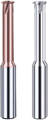 4mm 6mm Shank Tungsten Carbide Single Tooth Spiral Milling Cutter Thread Mill Metric Router Bit for Steel Aluminum End Mill CNC Tool 60°(M1.2x0.25 Steel) in Saudi Arabia