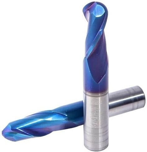 6mm 8mm 10mm ball ball end mill mill hrc65 r0.5-6.0 2 flute tungsten carbide carbide router tool tool tool cnc cnc milling tool (r10x40xd20x100) in Saudi Arabia