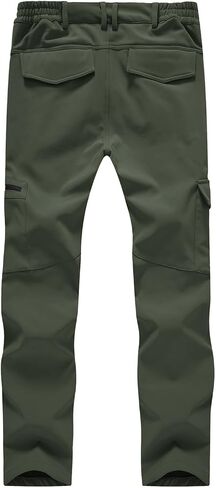 BGOWATU Women's Winter Hiking Pants Fleece Lined Waterproof Windproof Snow Insulated Pants with 6 Pockets in Saudi Arabia