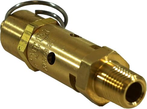 Kingston 1/4 "NPT Brass Hard Seat Righting Righting Rights ، Made in the USA. (100 psi / 133 SCFM) in Kuwait