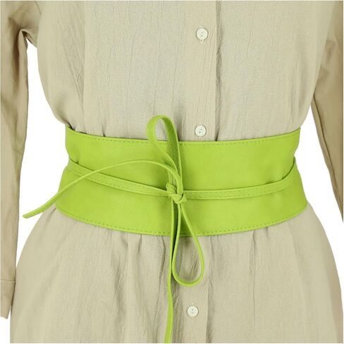 FASHIONGEN - Woman leatherette waisband Obi Belt, MICA in Saudi Arabia