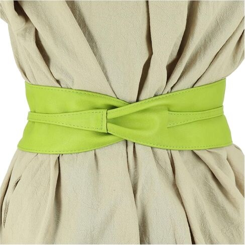 FASHIONGEN - Woman leatherette waisband Obi Belt, MICA in Saudi Arabia