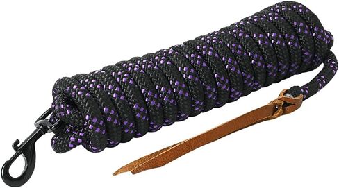 HILASON Western Horse Adjustable Nylon Rope with Latigo Ends 25ft. | Lead Ropes for Horses Halter in Kuwait