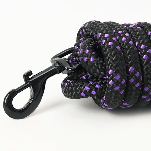 HILASON Western Horse Adjustable Nylon Rope with Latigo Ends 25ft. | Lead Ropes for Horses Halter in Kuwait