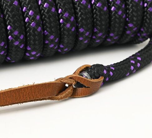 HILASON Western Horse Adjustable Nylon Rope with Latigo Ends 25ft. | Lead Ropes for Horses Halter in Kuwait