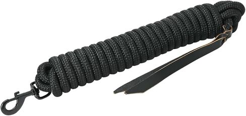 HILASON Western Horse Adjustable Nylon Rope with Latigo Ends 25ft. | Lead Ropes for Horses Halter in Kuwait