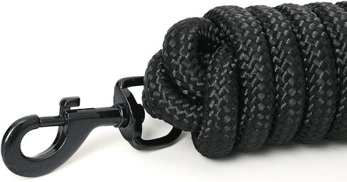 HILASON Western Horse Adjustable Nylon Rope with Latigo Ends 25ft. | Lead Ropes for Horses Halter in Kuwait