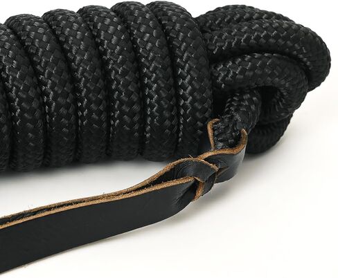 HILASON Western Horse Adjustable Nylon Rope with Latigo Ends 25ft. | Lead Ropes for Horses Halter in Kuwait