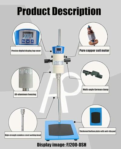 مستحلب مشتت من السرعة القابلة للتعديل ، خلاط مختبر عالي السرعة ، FJ200-DSH in Kuwait