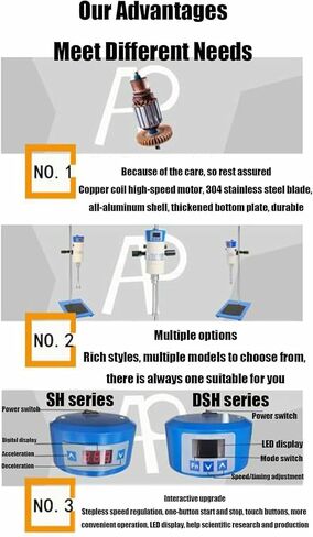 مستحلب مشتت من السرعة القابلة للتعديل ، خلاط مختبر عالي السرعة ، FJ200-DSH in Kuwait