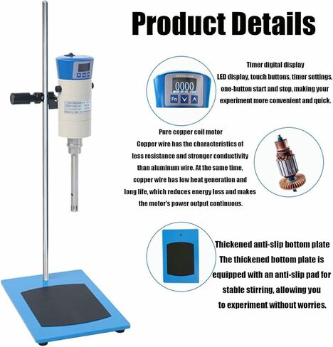 مستحلب مشتت من السرعة القابلة للتعديل ، خلاط مختبر عالي السرعة ، FJ200-DSH in Kuwait