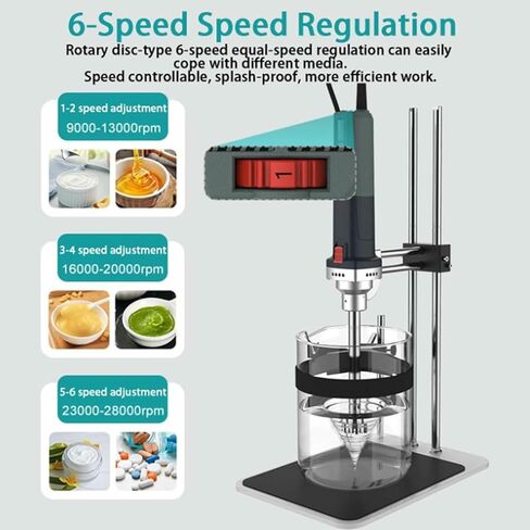 High-Speed Homogenizer Lab Disperser Emulsifier for Cell Tissue Homogenization and Emulsification 1300W in Saudi Arabia