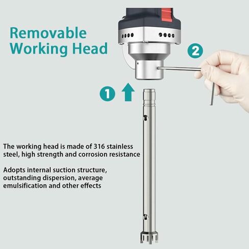High-Speed Homogenizer Lab Disperser Emulsifier for Cell Tissue Homogenization and Emulsification 1300W in Saudi Arabia